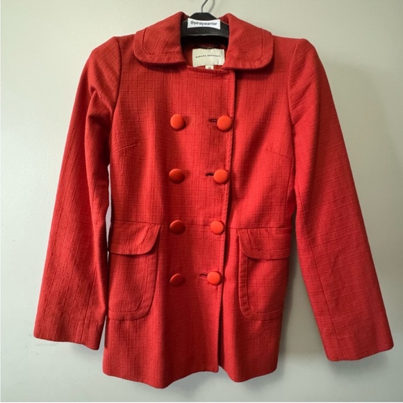 Banana Republic Jackets & Blazers - Banana Republic Red Double-Breasted Women's Jacket XS